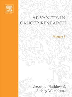 cover image of Advances in Cancer Research